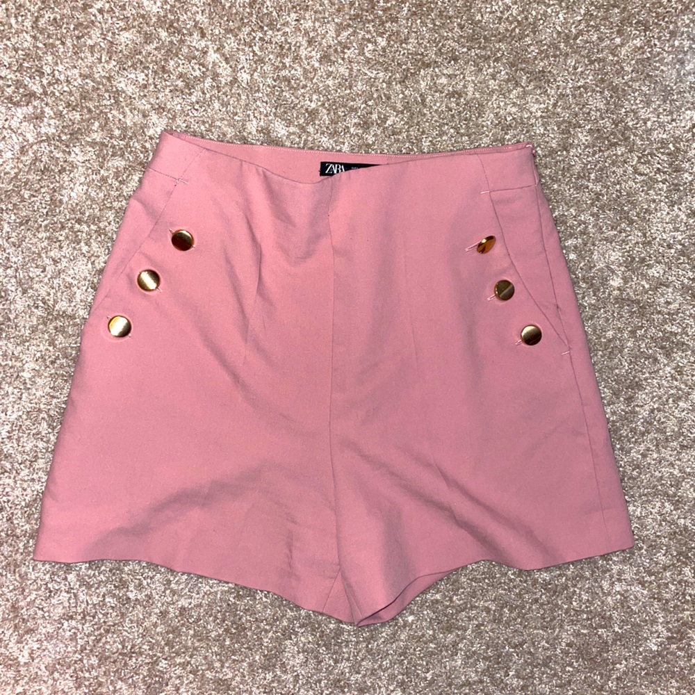 Zara Pink Dress Shorts Size L